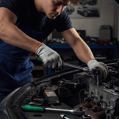 cle a cliquet mecanicien reparation moteur voiture