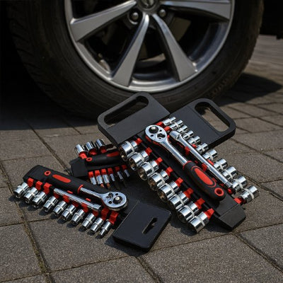 clé a cliquet modele avec douilles de taille differente​