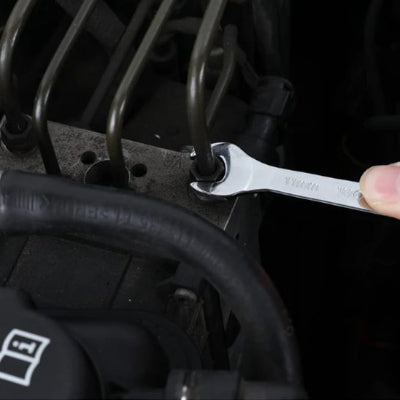 cle plate a cliquet pour mecanique automobile