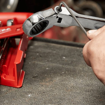 cle plate a cliquet reglage avec cle hexagonale