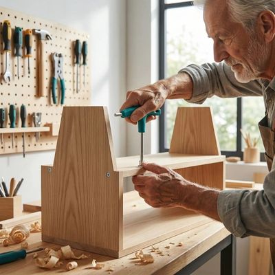 cles btr assemblage etagere en bois