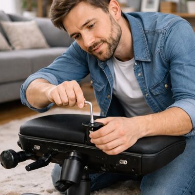 jeu de cles allen montage homme monte une chaise de bureau