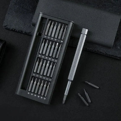 jeu de tournevis de precision magnetiques boitier design elegant bien ordonne