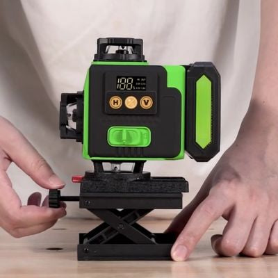 laser de chantier avec plateforme elevatrice