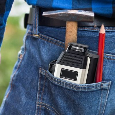 laser de chantier rotatif dans la poche