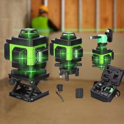 laser rotatif douze lignes vertes