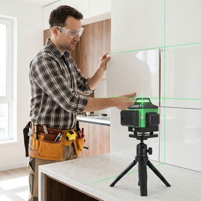 laser rotatif pour prise niveau au mur