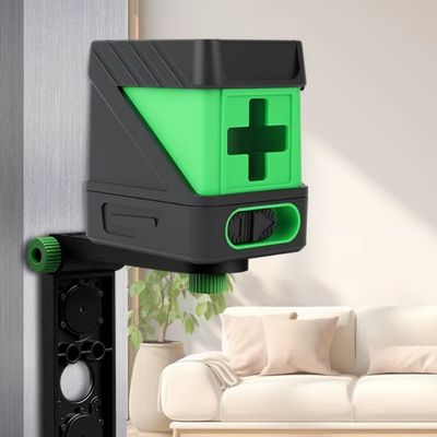 laser vert fixation murale