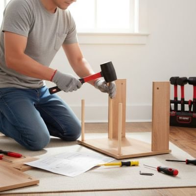 maillet montage meubles en bois
