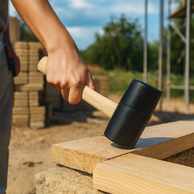 maillet pour mise a niveau de planches