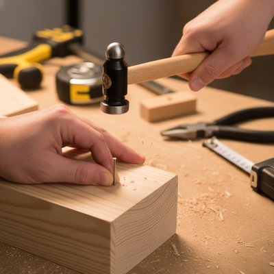marteau pour planter un clou