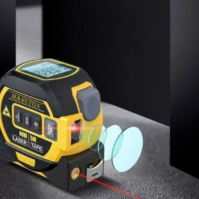 metre ruban mesure avec ruban trace avec laser