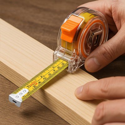 metre ruban mesure largeur tasseau