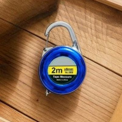 metre ruban modele bleu