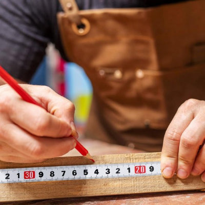 metre ruban se colle pour mesurer verticalement