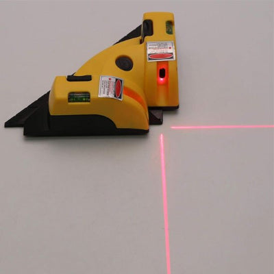 niveau laser mesures perpendiculaires