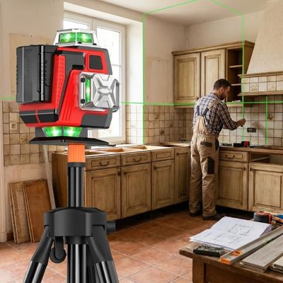 niveau laser rotatif pose carrelage cuisine
