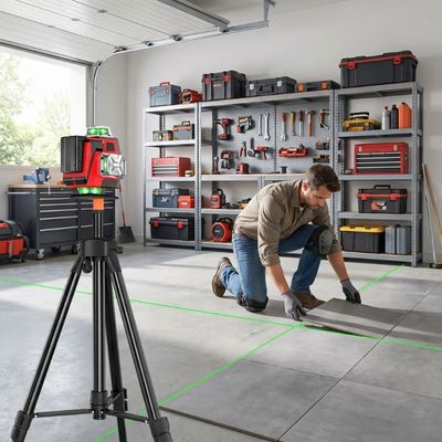 niveau laser rotatif pose carrelage