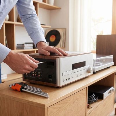 tournevis etoile reparation chaine hifi